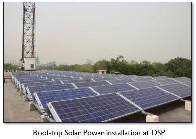 Roof-top solar plant