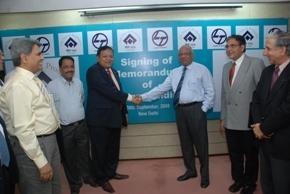 सेल ने बिजली सयंत्रों की स्थापना हेतु एल एंड टी के साथ सहमतिपत्र पर हस्ताक्षर किये