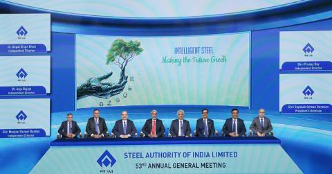 सेल अध्यक्ष एवं प्रबंध निदेशक ने कंपनी की 53वीं वार्षिक आम बैठक में दृढ़ता, परिवर्तन और भविष्य के लिए तत्परता पर किए विचार साझा